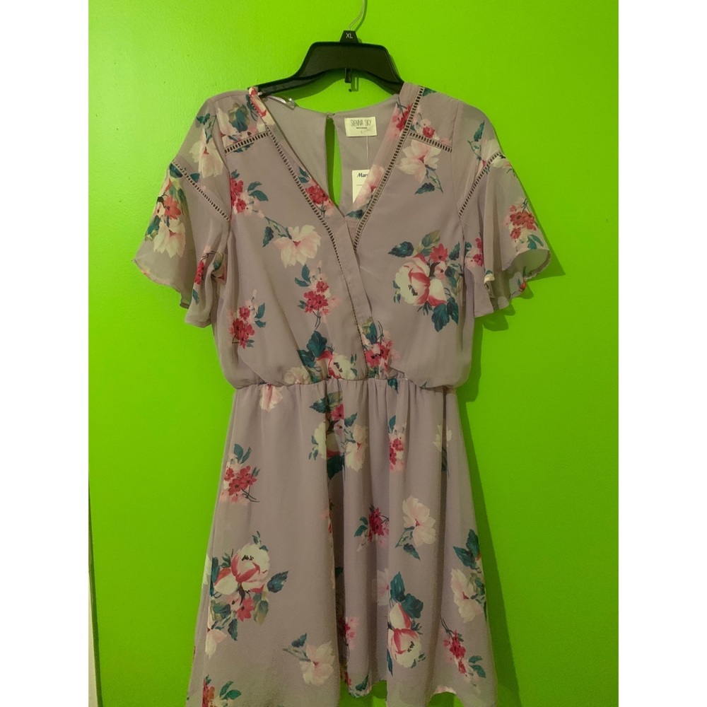 Sienna Sky knee length floral dress